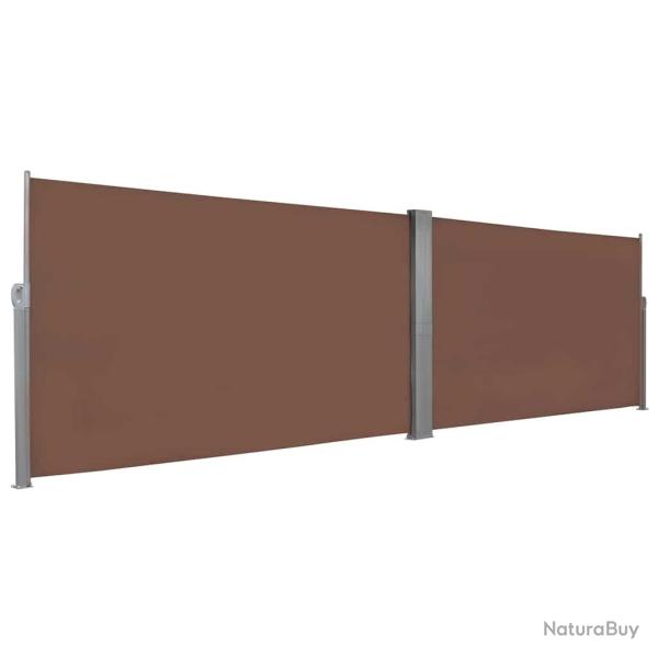 Auvent lat�ral r�tractable 160 x 600 cm Marron