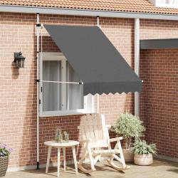 Auvent manuel r&eacute;tractable 150 cm Anthracite