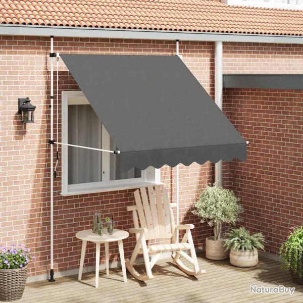 Auvent manuel r�tractable 200 cm Anthracite