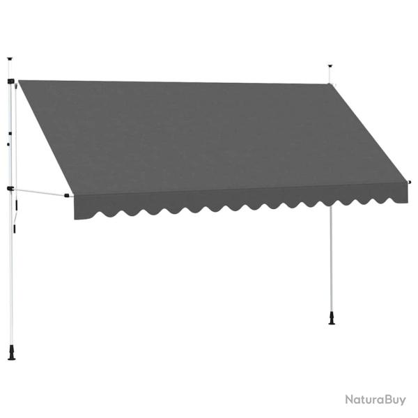 Auvent manuel r�tractable 400 cm Anthracite