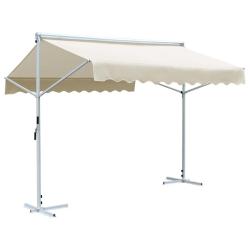 Auvent sur pied 3x3 m Cr&egrave;me