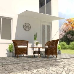 Auvent r&eacute;tractable 250x150 cm Cr&egrave;me
