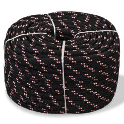 Corde de bateau Polypropyl&egrave;ne 6 mm 500 m Noir