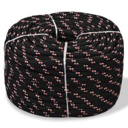 Corde de bateau Polypropyl&egrave;ne 8 mm 500 m Noir