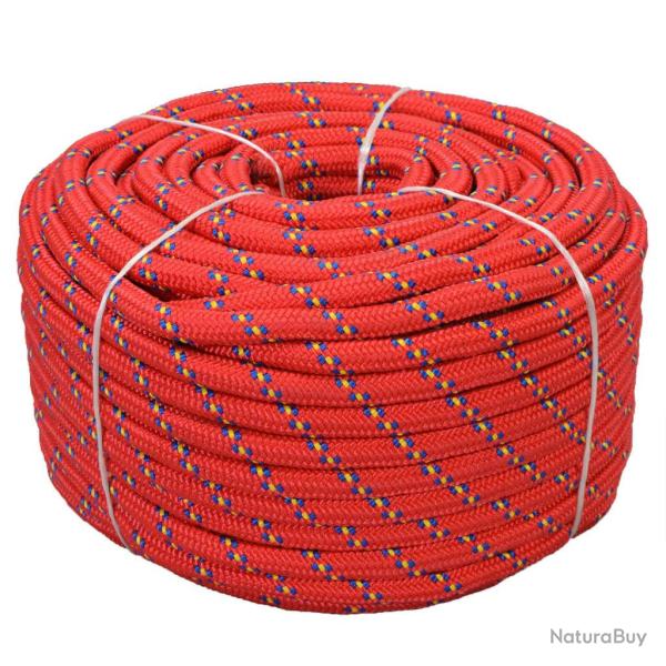 Corde de bateau Polypropyl�ne 18 mm 50 m Rouge