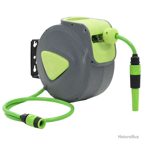 Enrouleur mural automatique pour tuyau r�tractable 10+1 m