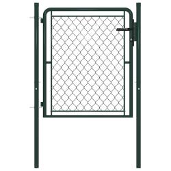 Portail de  en acier vert 100 x 75 cm