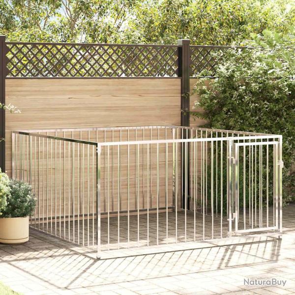 Chenil d'ext�rieur pour chiens 200 x 200 x 100 cm