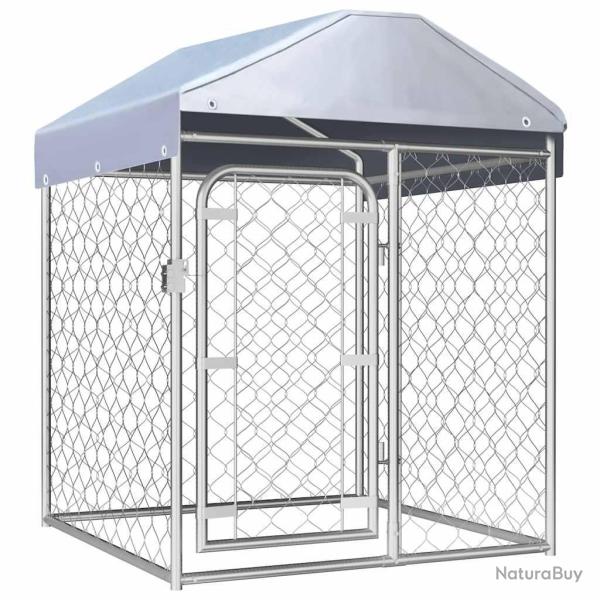 Chenil ext�rieur avec toit 100 x 100 x 125 cm
