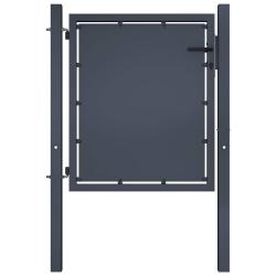Portail de  en acier 100 x 75 cm anthracite