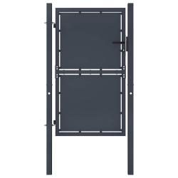 Portail de  en acier 100 x 125 cm anthracite