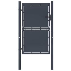 Portail de  en acier 100 x 175 cm anthracite