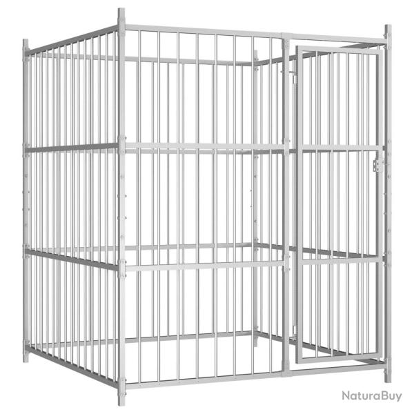 Chenil d'ext�rieur pour chiens 150 x 150 x 185 cm