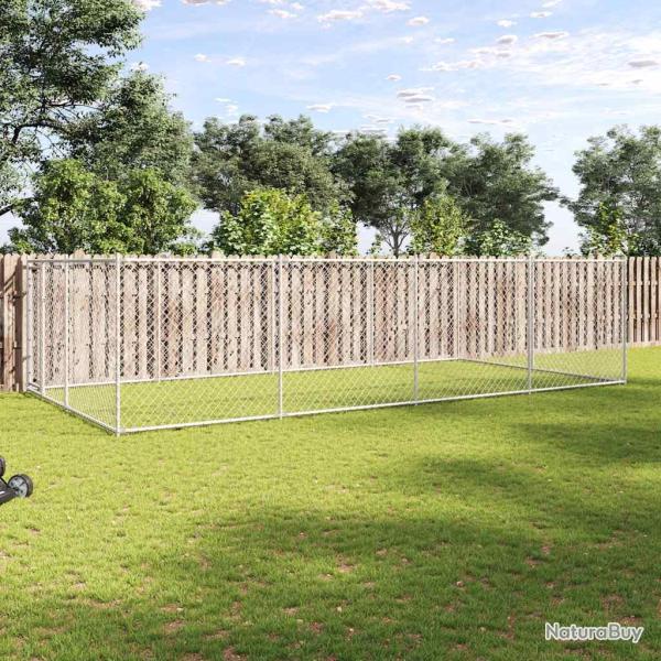 Chenil ext�rieur pour chiens 7,6 x 3,8 x 1,9 m