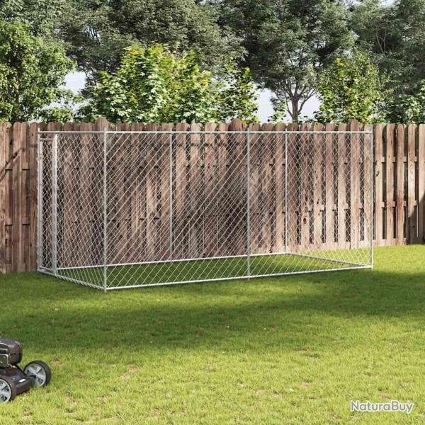 Chenil d'ext�rieur pour chiens 382x192x185 cm