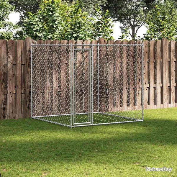 Chenil d'ext�rieur pour chiens 193x193x185 cm