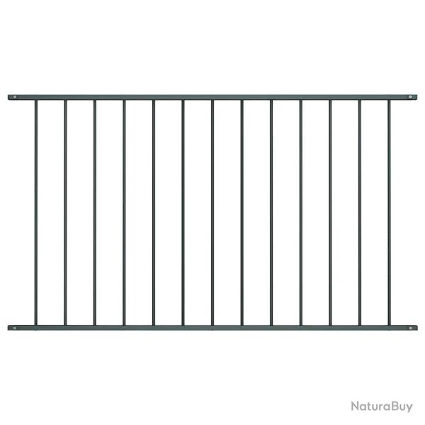 Panneau de cl�ture Woerden en acier thermolaqu� 1,7 x 0,75 m anthracite
