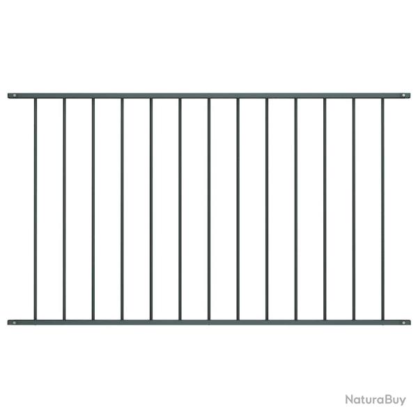 Panneau de cl�ture Woerden en acier thermolaqu� 1,7 x 1 m anthracite