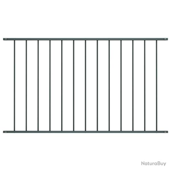 Panneau de cl�ture Woerden en acier thermolaqu� 1,7 x 1,17 m anthracite