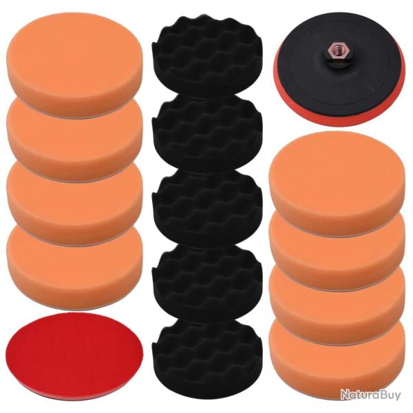 Ensemble de tampons de polissage 14 pcs 150 mm