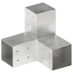Connecteur de poteau Forme en Y M&eacute;tal galvanis&eacute; 81x81 mm