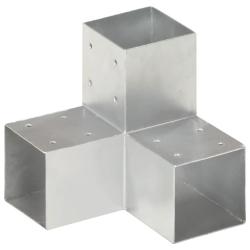Connecteur de poteau Forme en Y M&eacute;tal galvanis&eacute; 91x91 mm