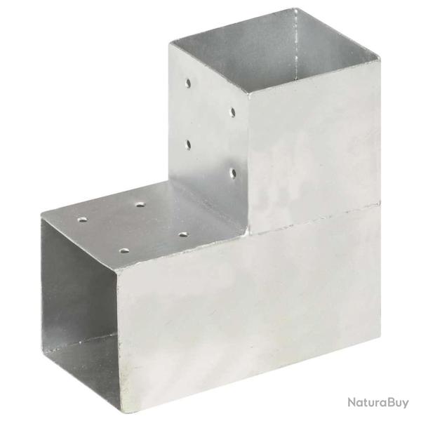 Connecteur de poteau Forme en L M�tal galvanis� 101x101 mm