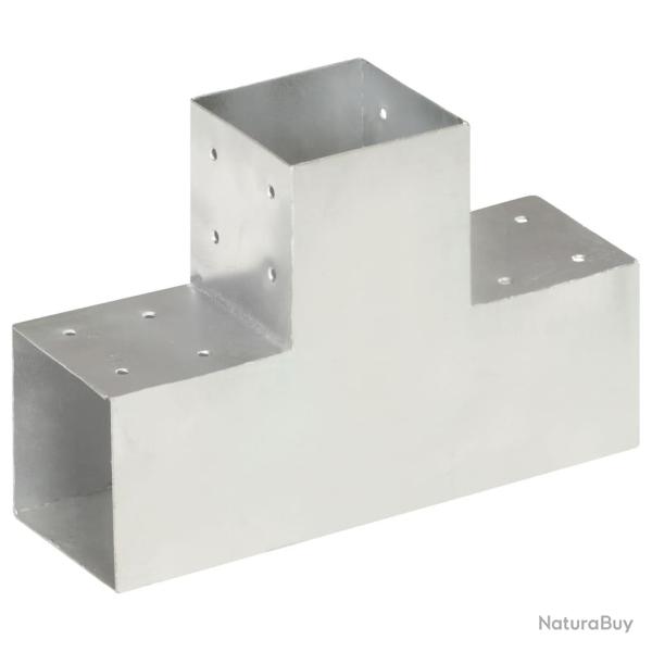 Connecteur de poteau Forme en T M�tal galvanis� 101x101 mm