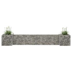 Jardini&egrave;re &agrave; gabion en H Fil d'acier 260x40x40 cm