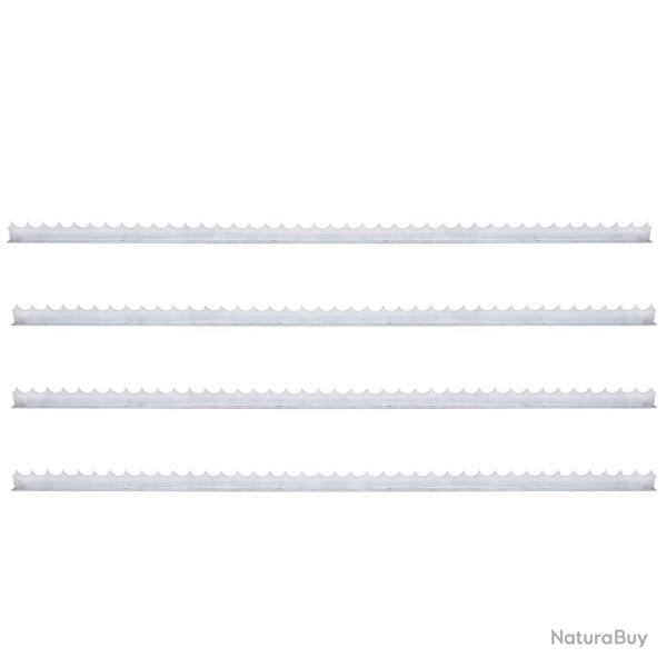 Piquets muraux 4 pcs 1 m Acier galvanis�