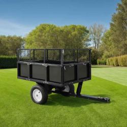 Remorque basculante pour tondeuse de pelouse Charge de 300 kg