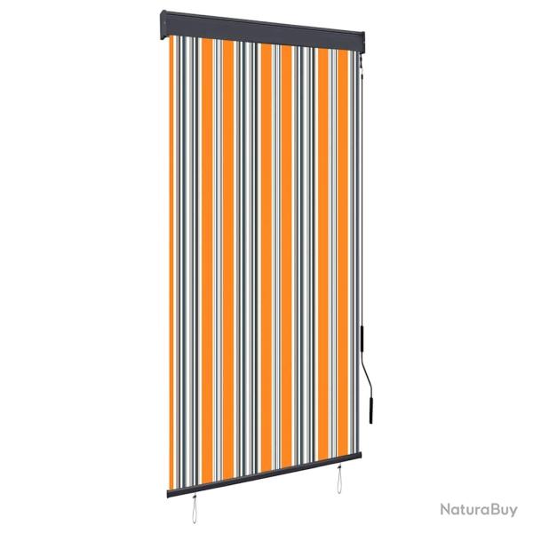 Store roulant d'ext�rieur 80x250 cm Jaune et bleu