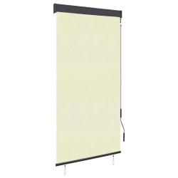 Store roulant d'ext&eacute;rieur 80 x 250 cm Cr&egrave;me