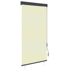 Store roulant d'ext&eacute;rieur 100 x 250 cm Cr&egrave;me