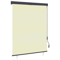 Store roulant d'ext&eacute;rieur 140 x 250 cm Cr&egrave;me