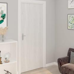 Films autoadh&eacute;sifs pour portes 2 pcs Bois blanc 210x90 cm PVC