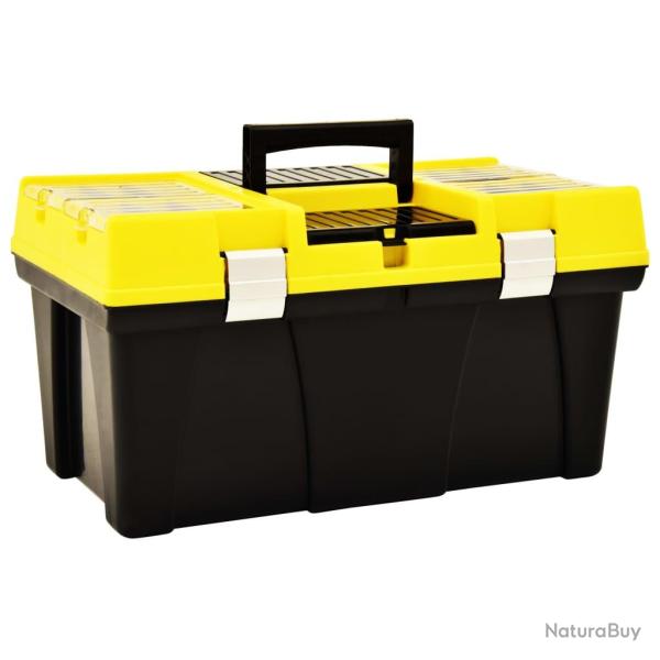 Bo�te � outils Plastique 595x337x316 mm Jaune