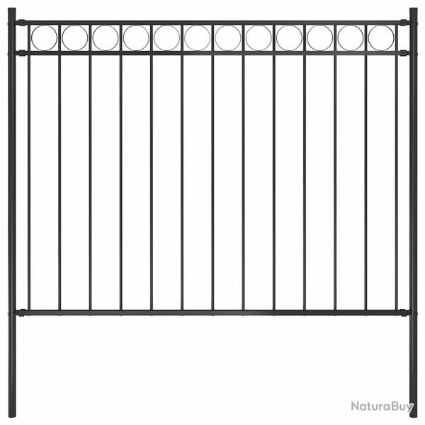 Cl�ture de  ASSEN en acier noir 1,7�x�1,2�m