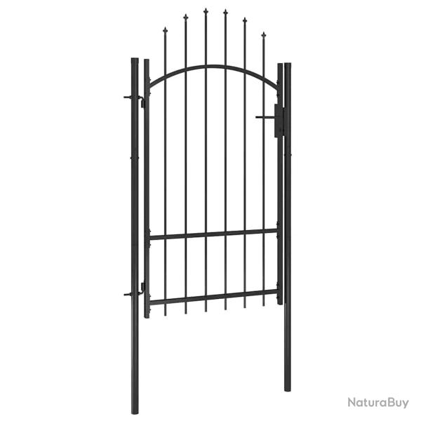 Portail de  Woerden acier 1x1,7 m noir