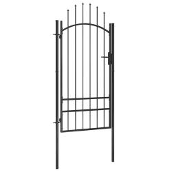 Portail de Woerden acier 1x2 m noir