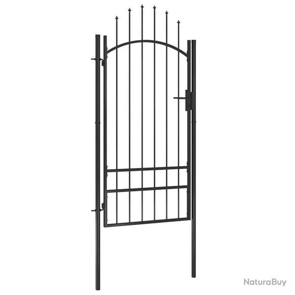 Portail de  Woerden acier 1x2 m noir