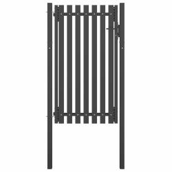 Portail de cl&ocirc;ture de  Acier 1x2,25 m Anthracite