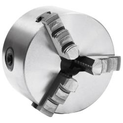 Mandrin de tour auto-centrant &agrave; 3 m&acirc;choires 100 mm Acier