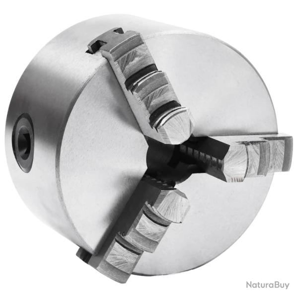 Mandrin de tour auto-centrant � 3 m�choires 100 mm Acier