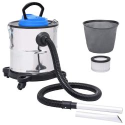 Aspirateur &agrave; cendres et filtre HEPA 1200W 20 L Acier inoxydable