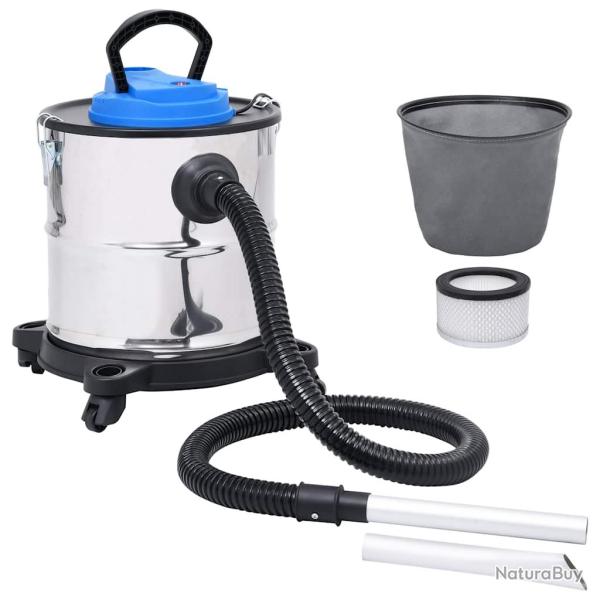 Aspirateur � cendres et filtre HEPA 1200W 20 L Acier inoxydable