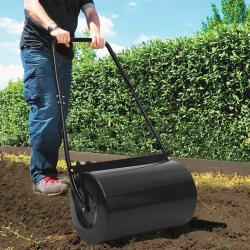 Rouleau &agrave; gazon noir 63 cm 50 L