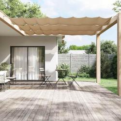 Auvent vertical Taupe 140x600 cm Tissu oxford