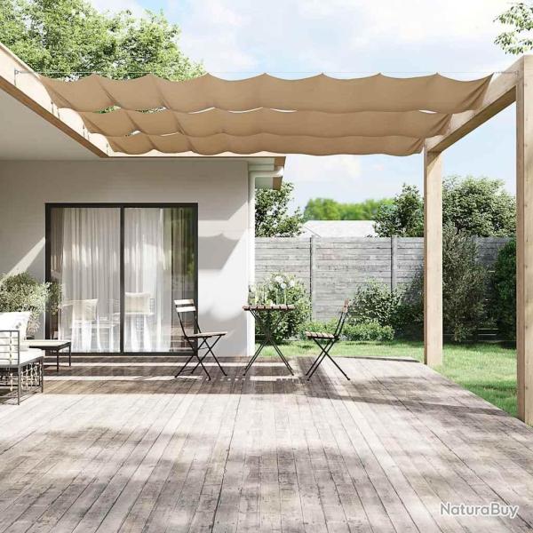 Auvent vertical Taupe 140x800 cm Tissu oxford