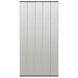 Moustiquaire de porte rideau en maille 5 pcs Noir 120x240 cm